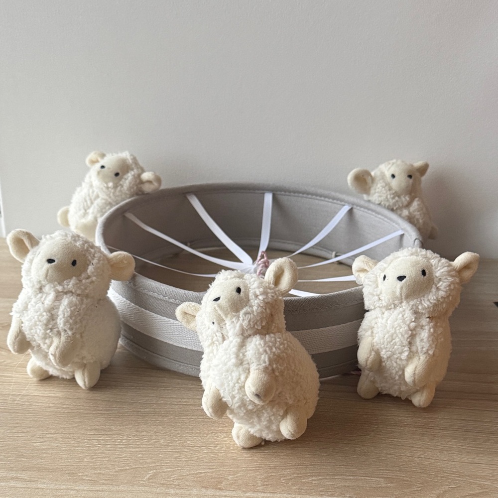 Lambs & Ivy Signature Cute Sheep Nursery Baby Mobile